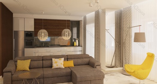 Дизайн квартиры в ЖК “Покровка life”