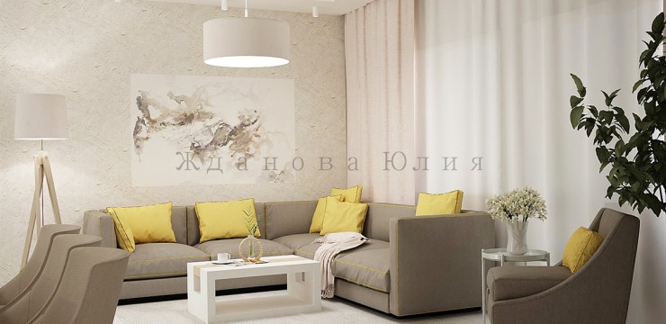 Дизайн шести-комнатной квартиры на Пашенном
